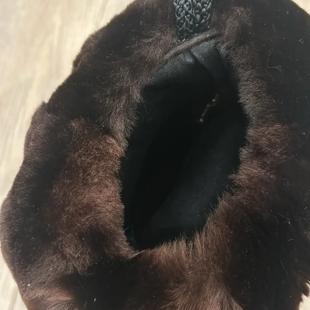 Vintage Dark Brown Hand Muff Warmer